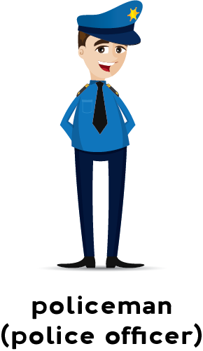Minh họa cảnh sát mặc đồng phục